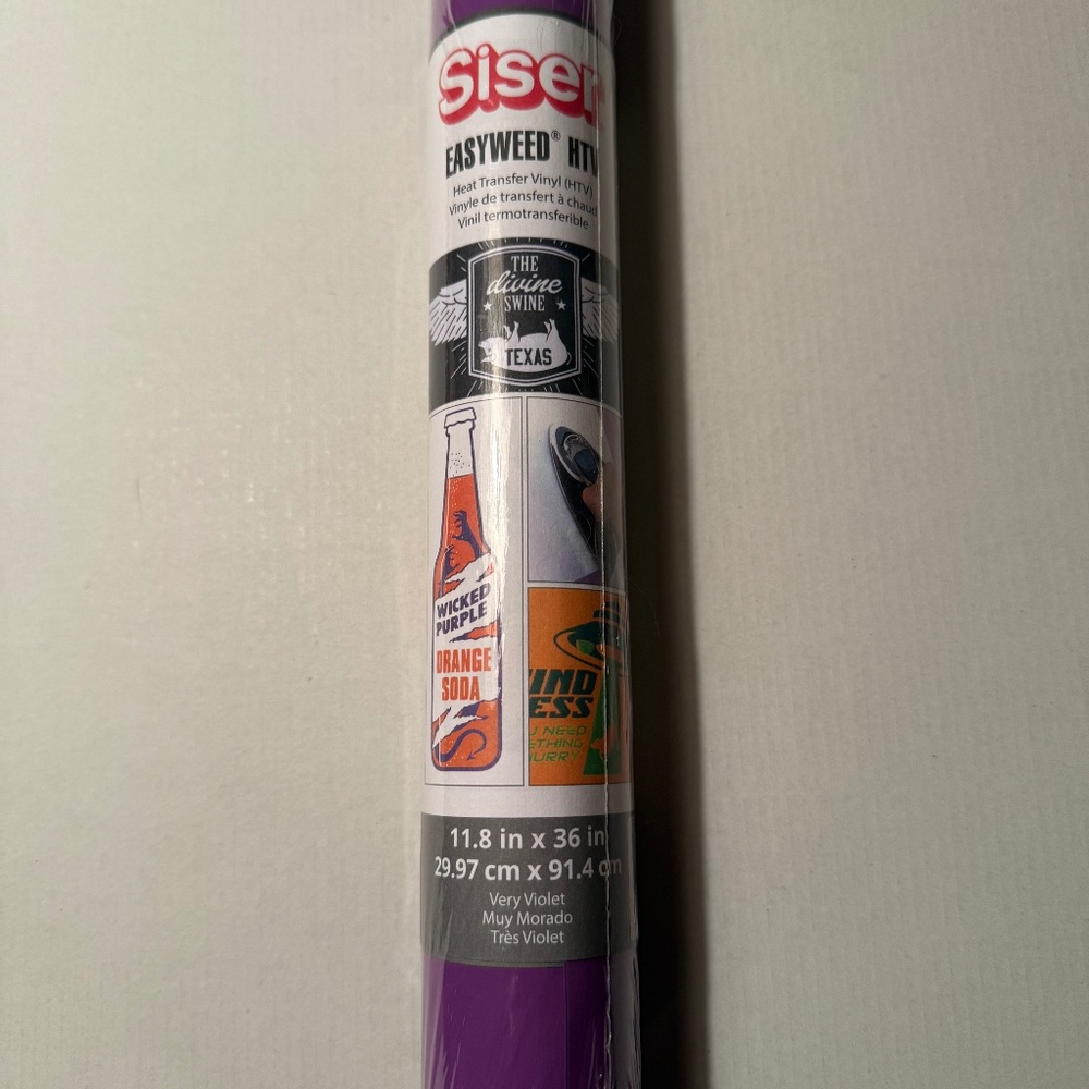 Siser EasyWeed HTV, 11.8 in. x 36 in., Very Violet